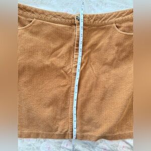 Forever 21 Tan Corduroy Skirt